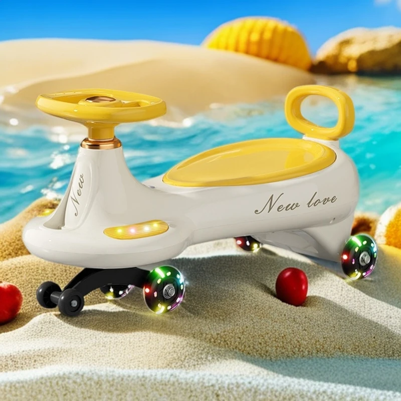 新款儿童扭扭车可爱溜溜车男孩女孩防侧翻玩具1-3岁宝宝车滑行车