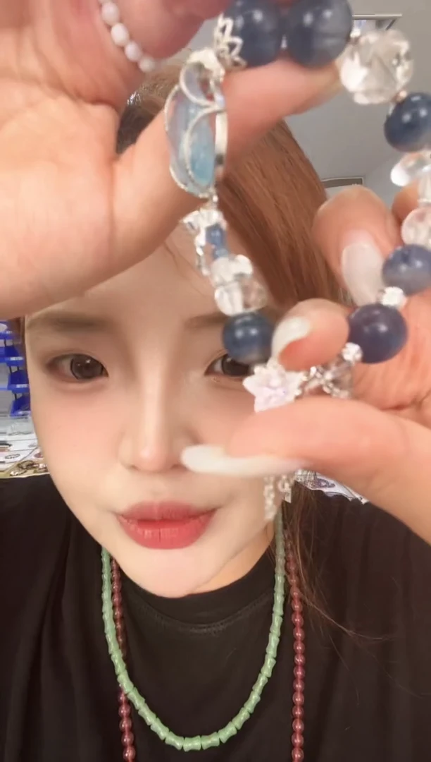 海蓝宝石手链未镶嵌天然珠宝多样性发其一