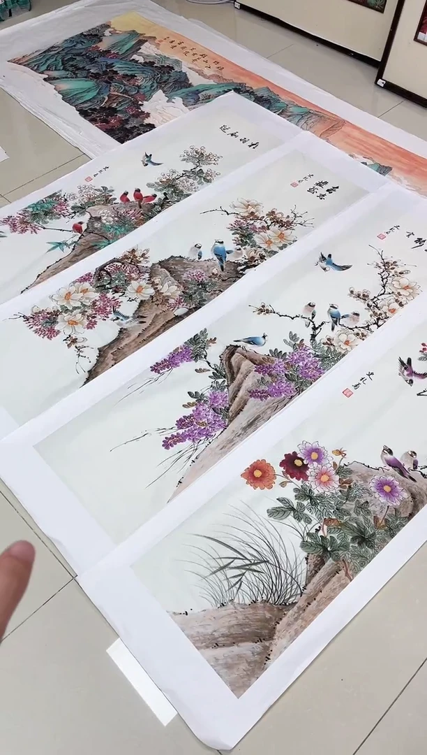国画九霄甄选国画作品zhb106