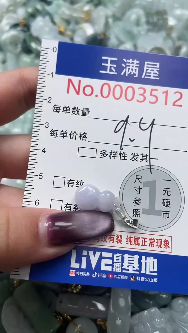 颈饰未镶嵌翡翠3512