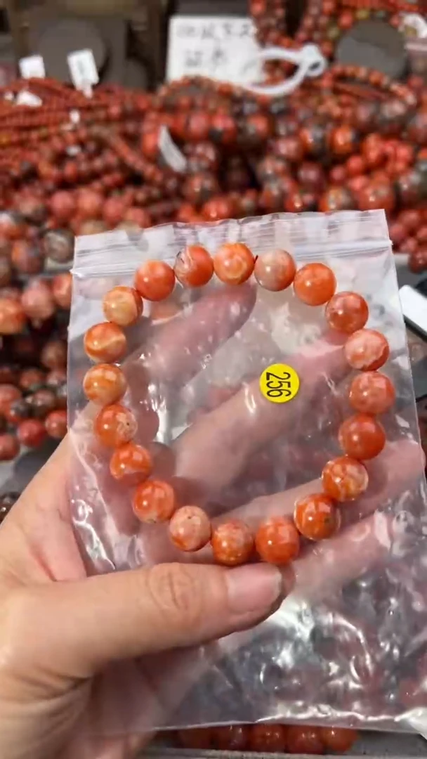 南红玛瑙手串未镶嵌11+