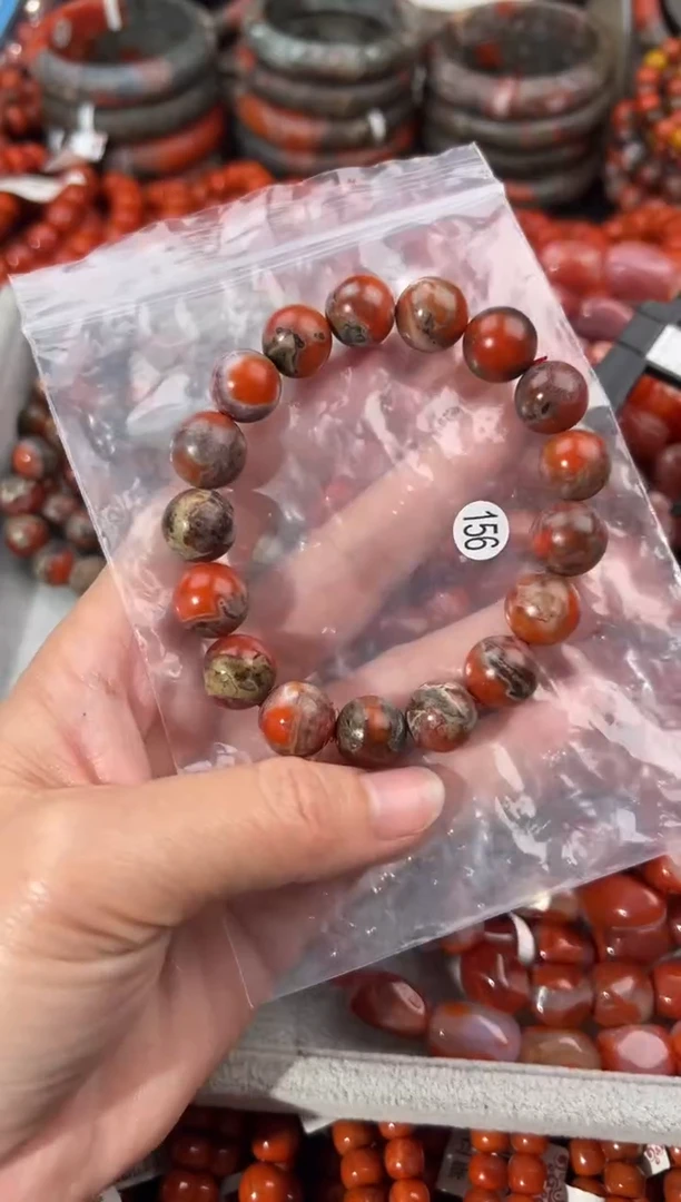 未镶嵌手串南红玛瑙12+