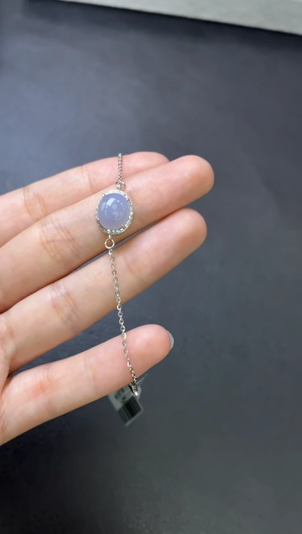 银S925镶嵌手链翡翠手链