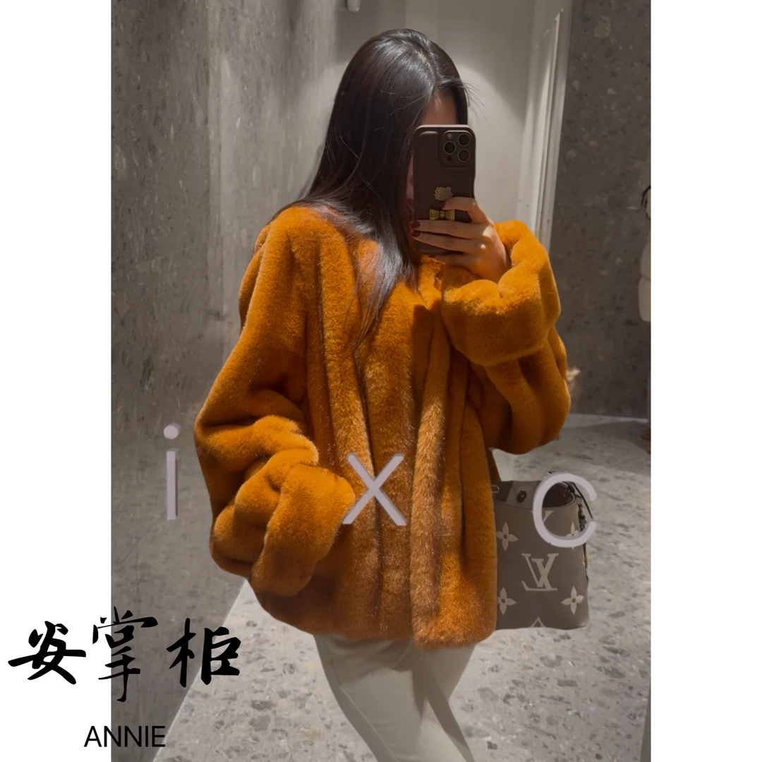 安掌柜 【鎏金版在逃公主】 全抽刀大南瓜短款AYX5813