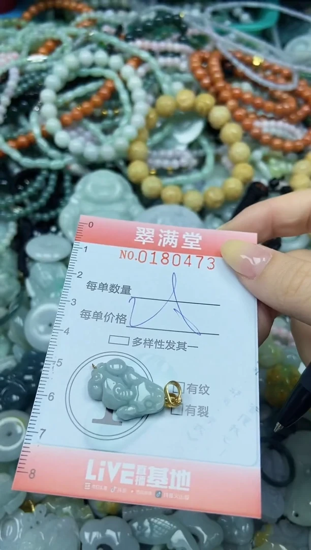 颈饰未镶嵌翡翠闪购0180473