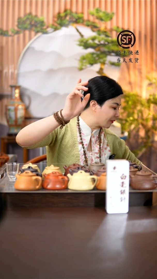 茶壶紫砂原矿手工茶叶2盒