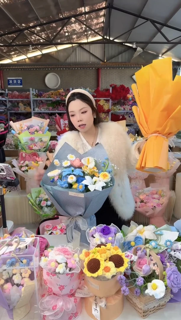 非遗手工花束，孤品清仓！！