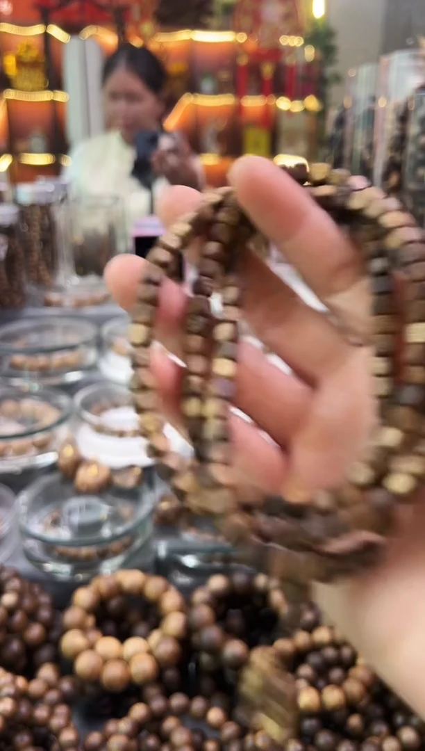 沉香手串棋楠方珠多圈