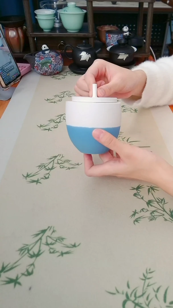 全陶 雪花系列陶罐茶叶罐