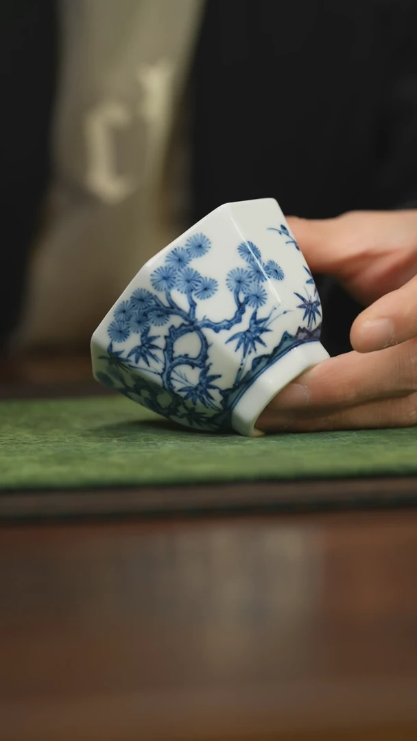 【闪购商品】杯柴窑青花破价福利