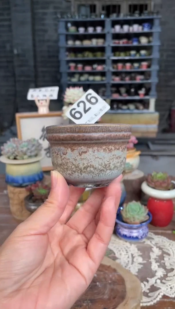 瓷片626知木小芳花盆