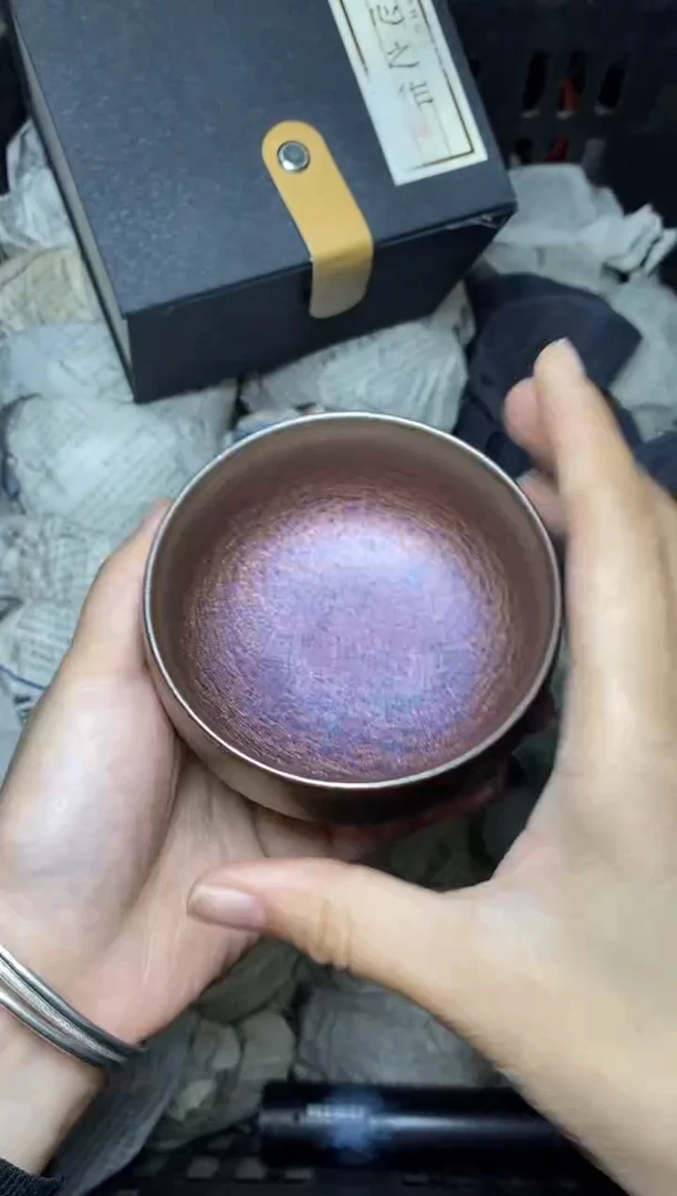 【闪购商品】茶盏糖果 禅定 粉 盏三疯建盏茶器