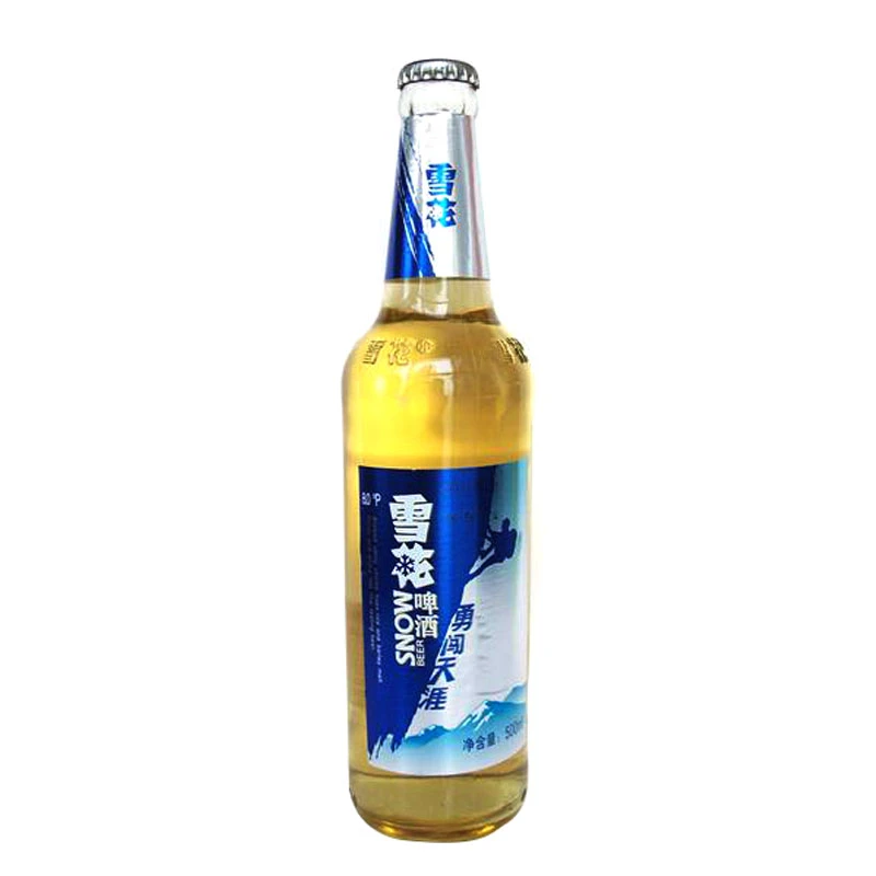 雪花勇闯天涯啤酒（白瓶）500ml*12啤酒同城送