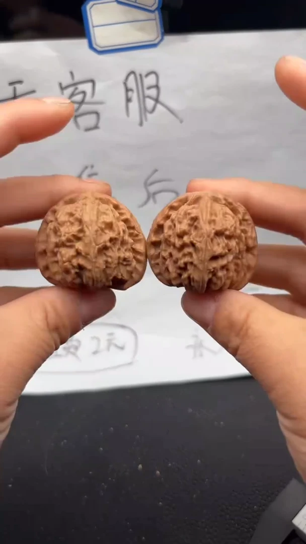 把件文玩核桃497白狮子