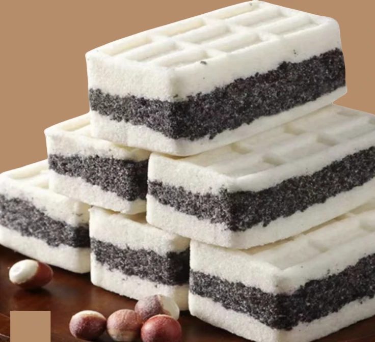 黑米芡实糕早餐健身代餐饱腹宿舍办公室解馋小零食