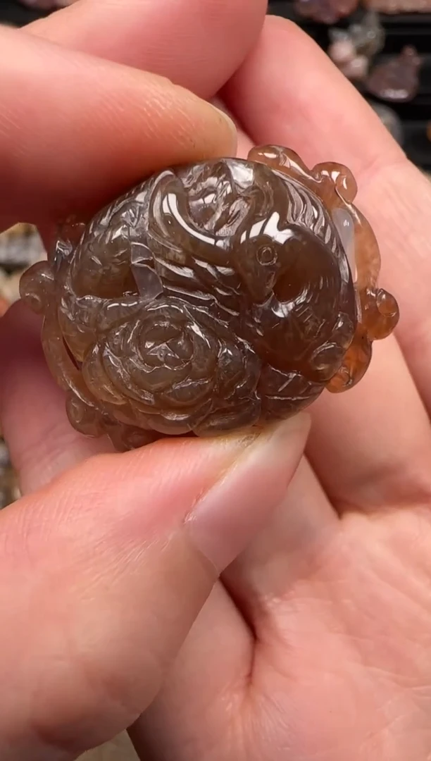 硅化珊瑚（珊瑚玉）未镶嵌颈饰144