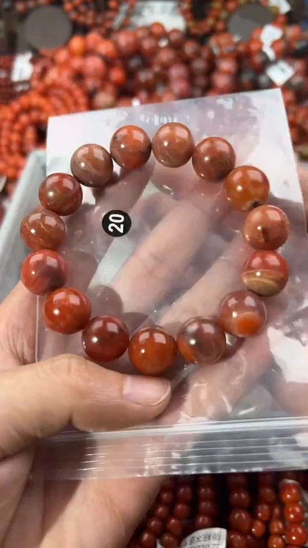 南红玛瑙手串未镶嵌15