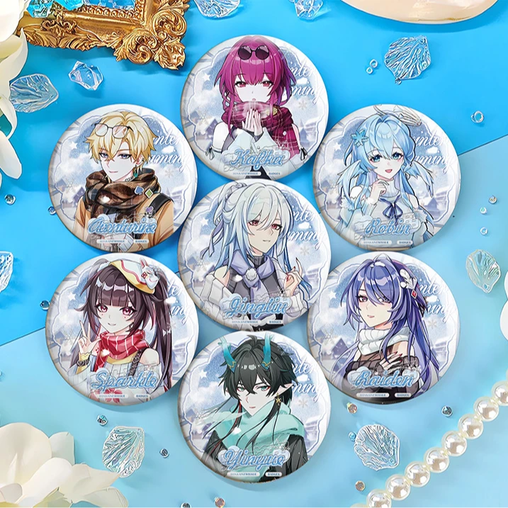 崩坏星穹铁道谷子砂金镜流卡芙卡饮月花火黄泉星期日同人吧唧徽章