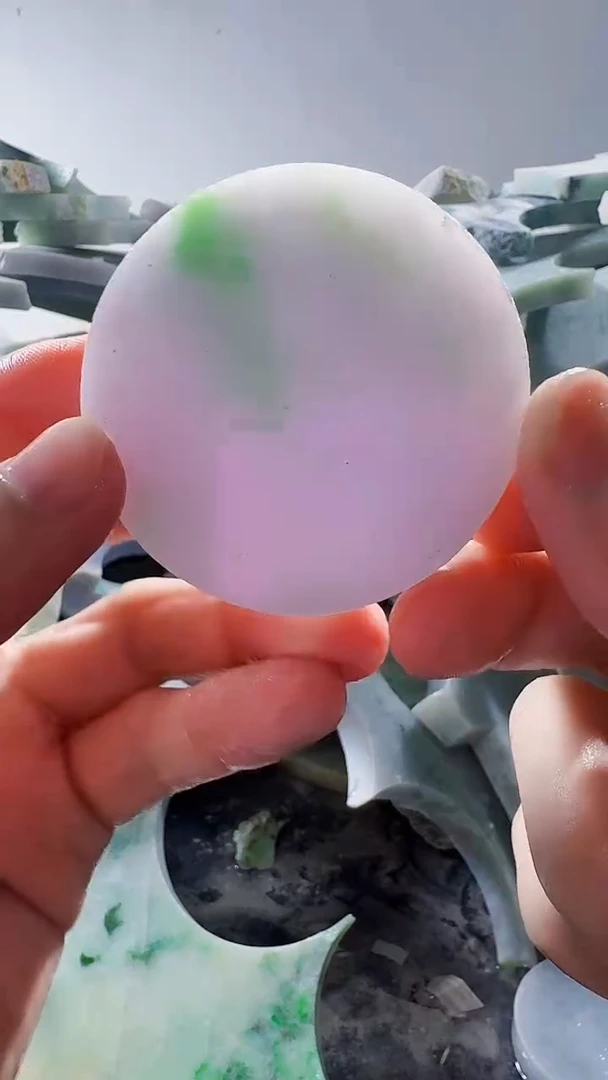 裸石翡翠缅甸翡翠A货文784