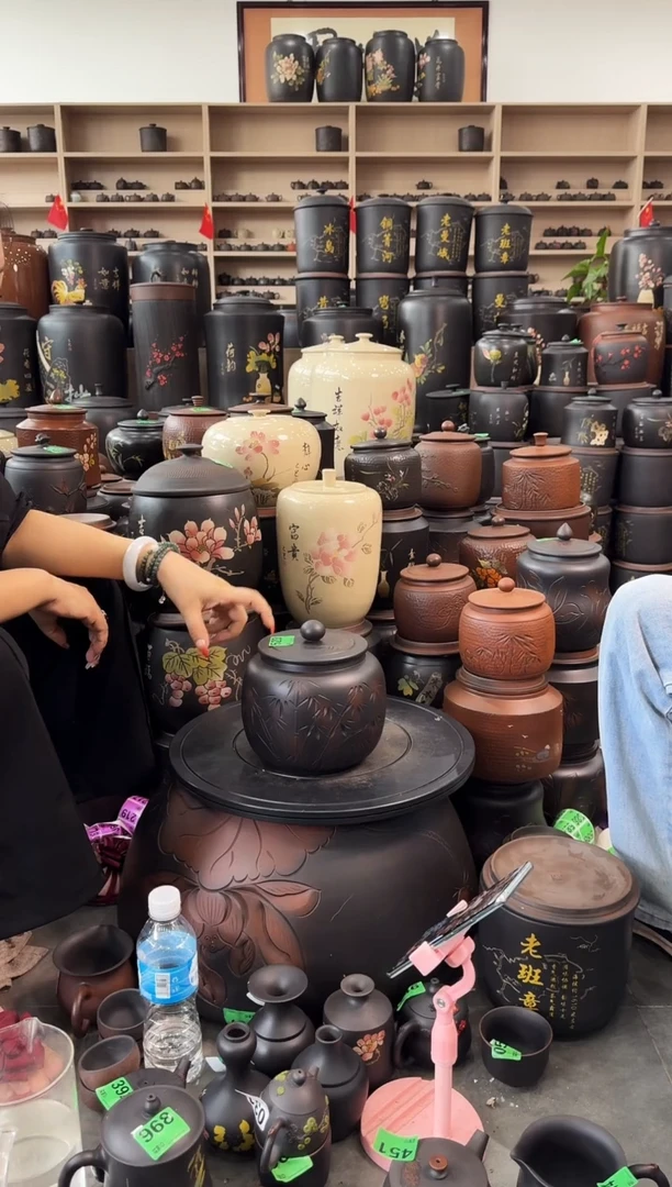 罐瑕疵茶叶罐  523  苹果竹子