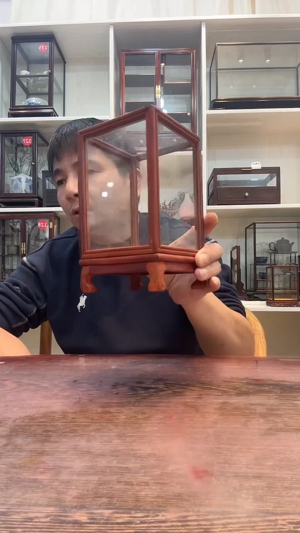 花梨木类玻璃罩634