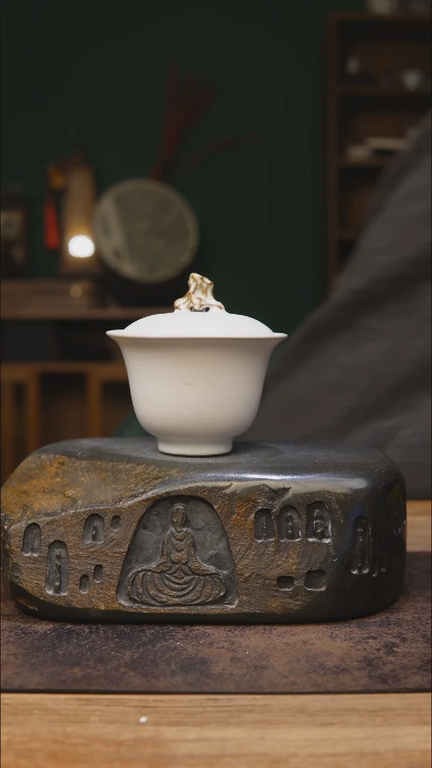 【闪购商品】甘石陶艺福利福利241手同白盖碗