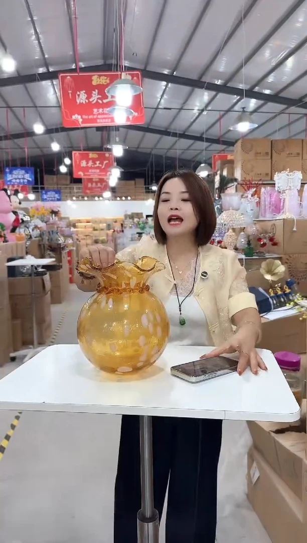 琉璃优选花瓶花器O-早10