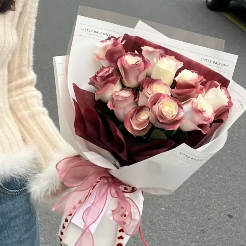 【星河入梦】11朵复古红玫瑰鲜花花束送女友送恋人生日鲜花花店送花上门