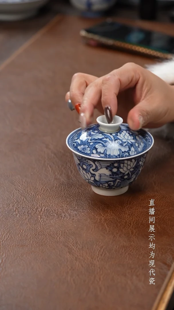 茶器茶器一鹭盖碗