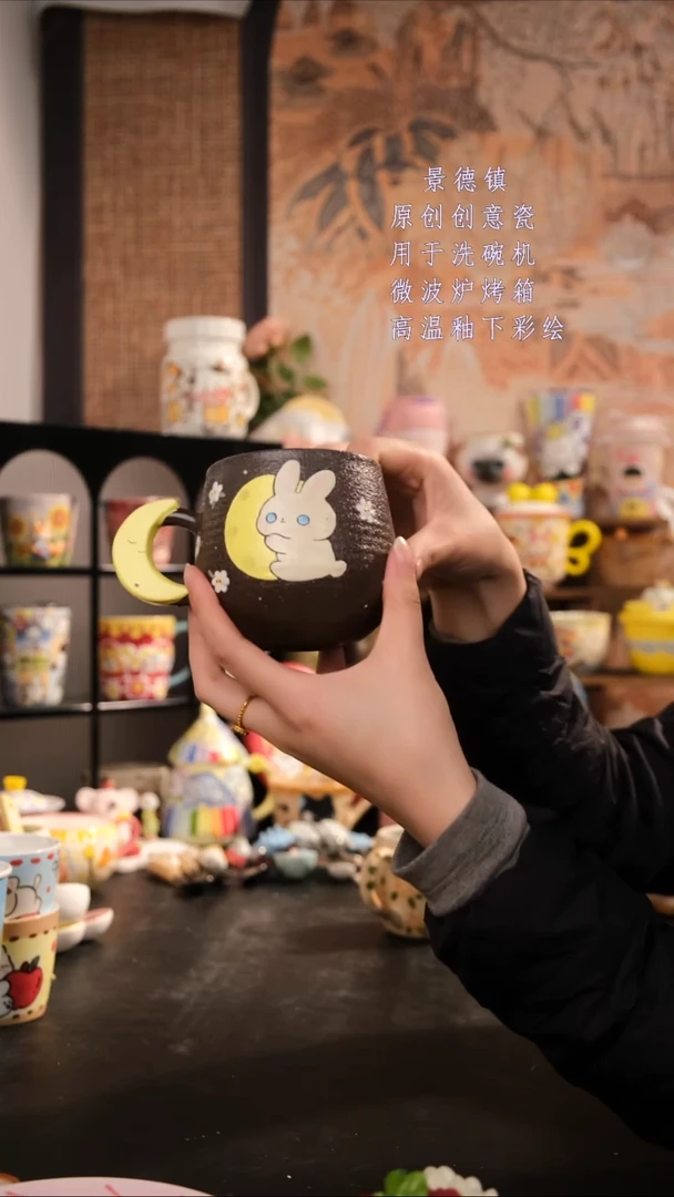 摆件陶旺的可以陶瓷手工创意设计款陶瓷