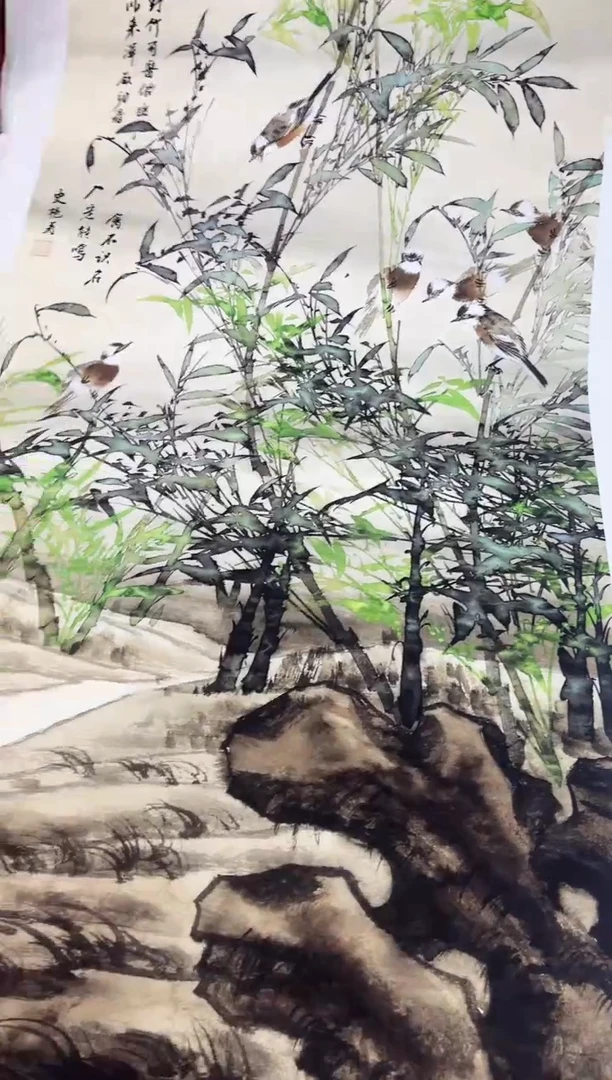 国画九霄甄选国画作品zhb121