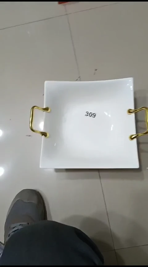 瓷海*309双耳方碗