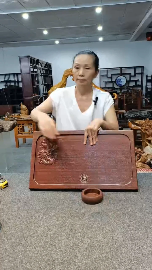 木茶*柜紫檀木，茶盘，60-34.-4