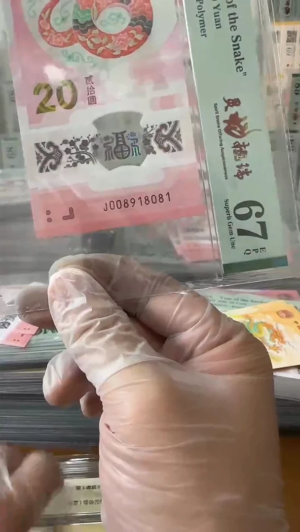 塑料008918081-蛇钞单张