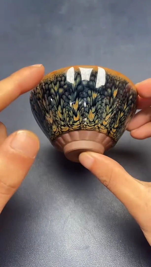 【闪购商品】茶盏鹧鸪花口----------------