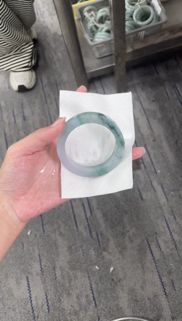 未镶嵌手镯定制翡翠蓝*定制手镯ADL1/DZS