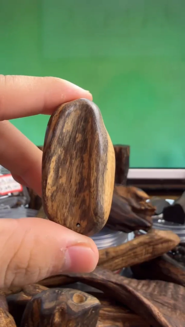 沉香手把件虎斑棋多样性发一