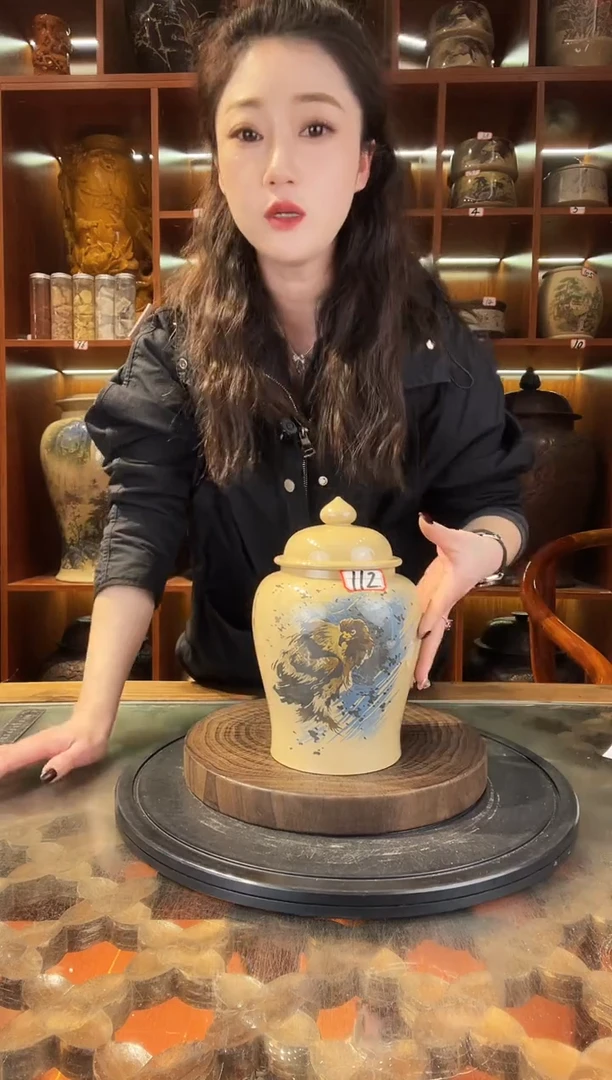 【闪购商品】缸李旭泽作品小茶罐@112