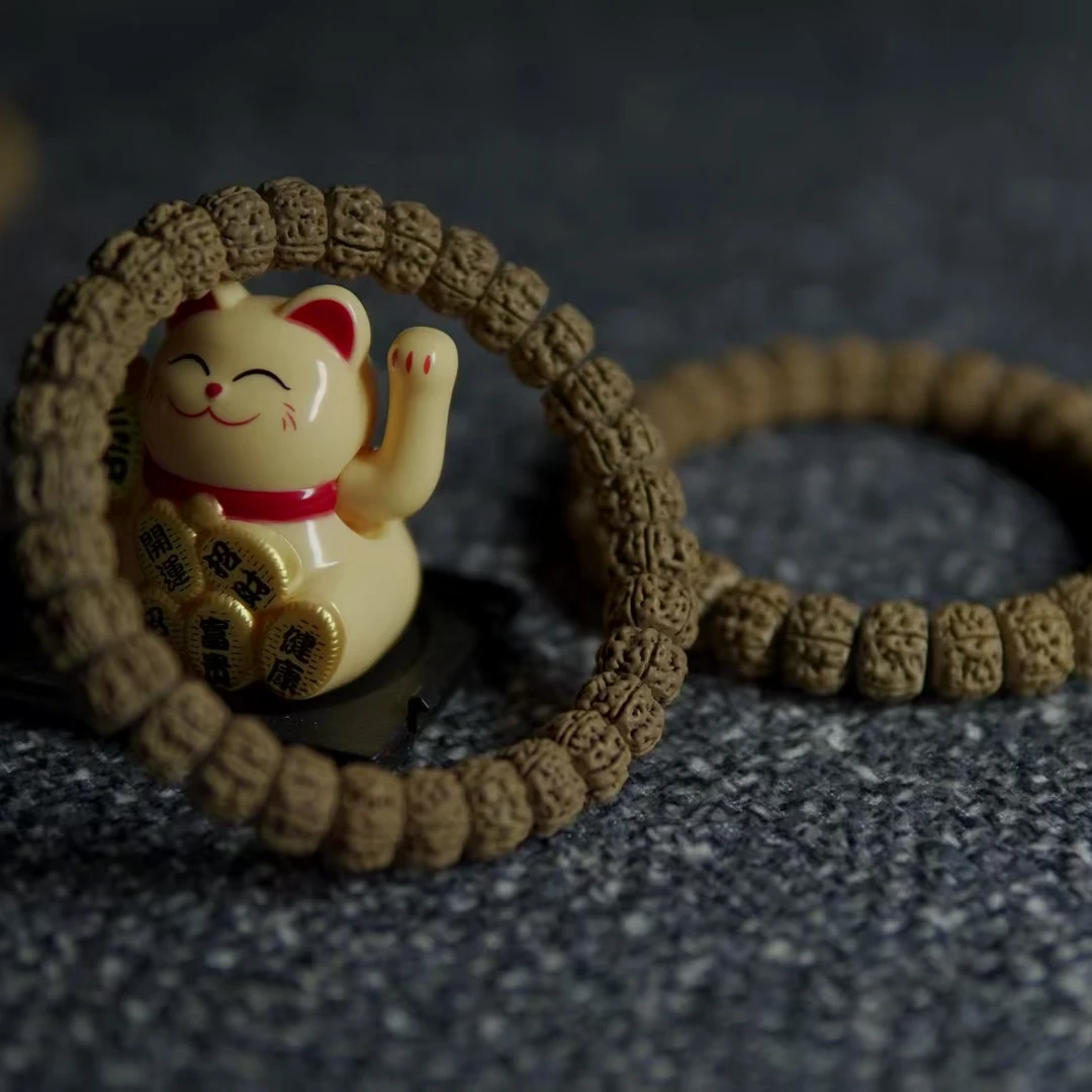 【钰龙】金刚菩提手串 颗颗下水精挑 藏式全品无暇 变色快