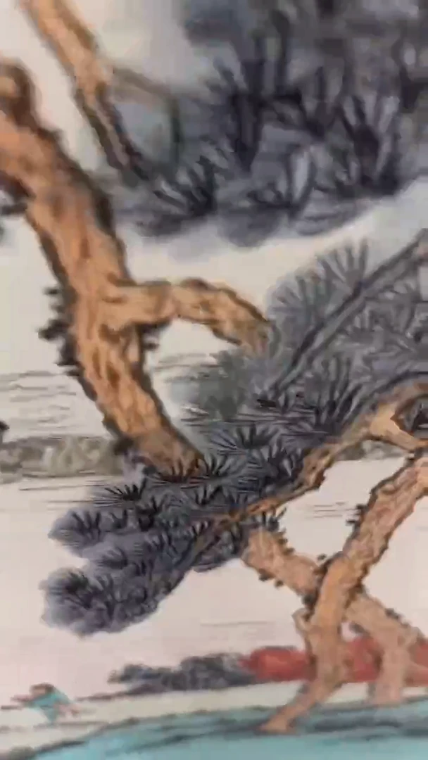 国画李纲-8平尺-山水国画