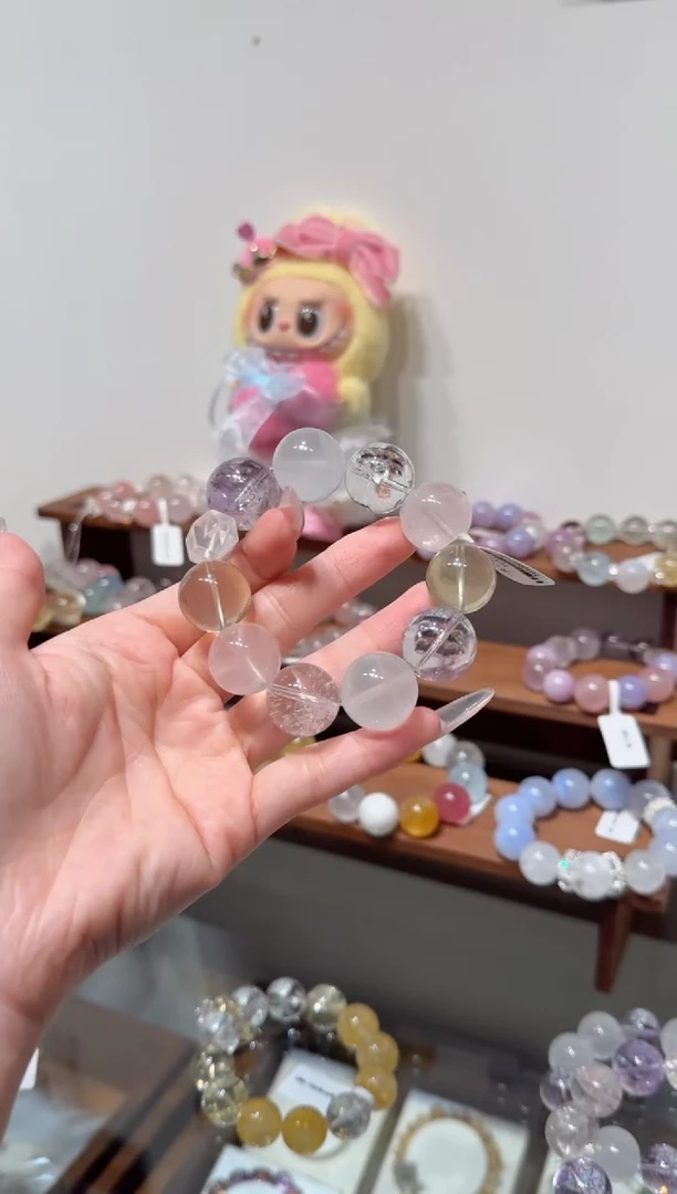 水晶手串未镶嵌）拍4单发一串 拍1单发单珠 多样性发货