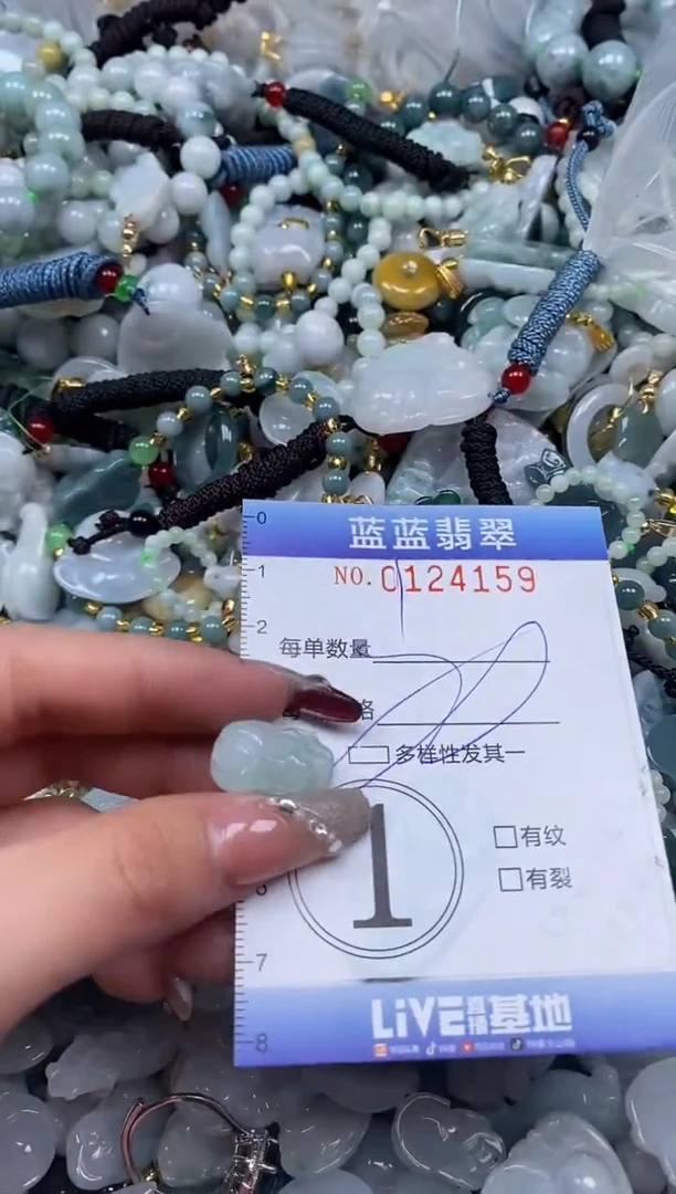 【闪购商品】翡翠颈饰未镶嵌闪购0124159多样性发其一