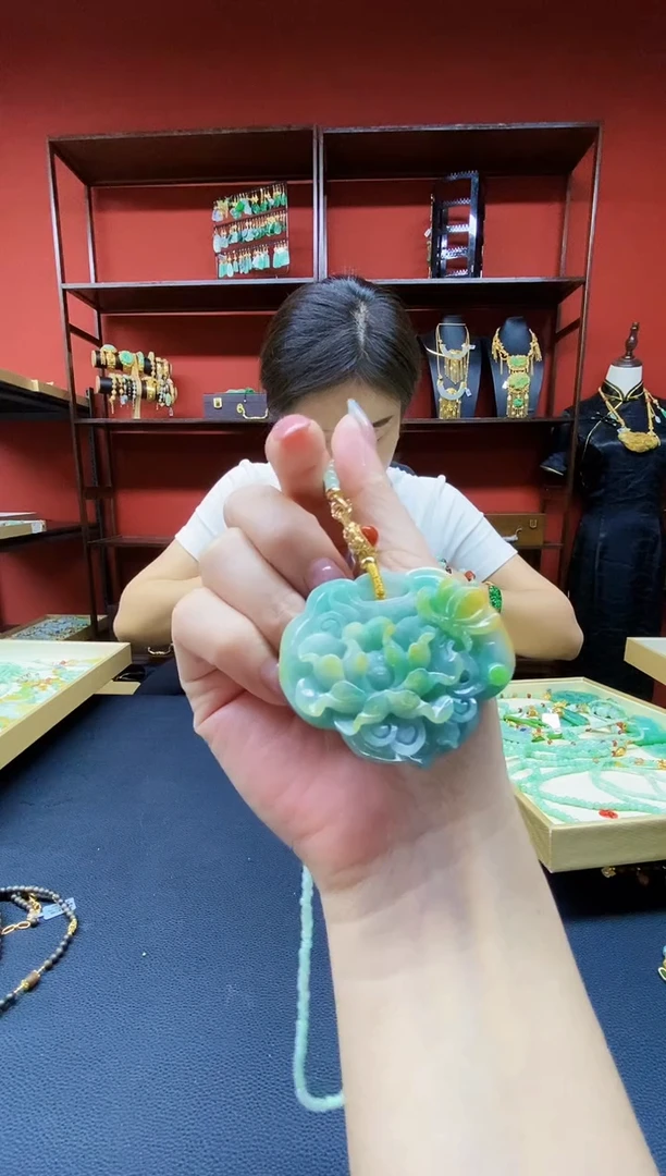 颈饰未镶嵌翡翠翡翠吊坠