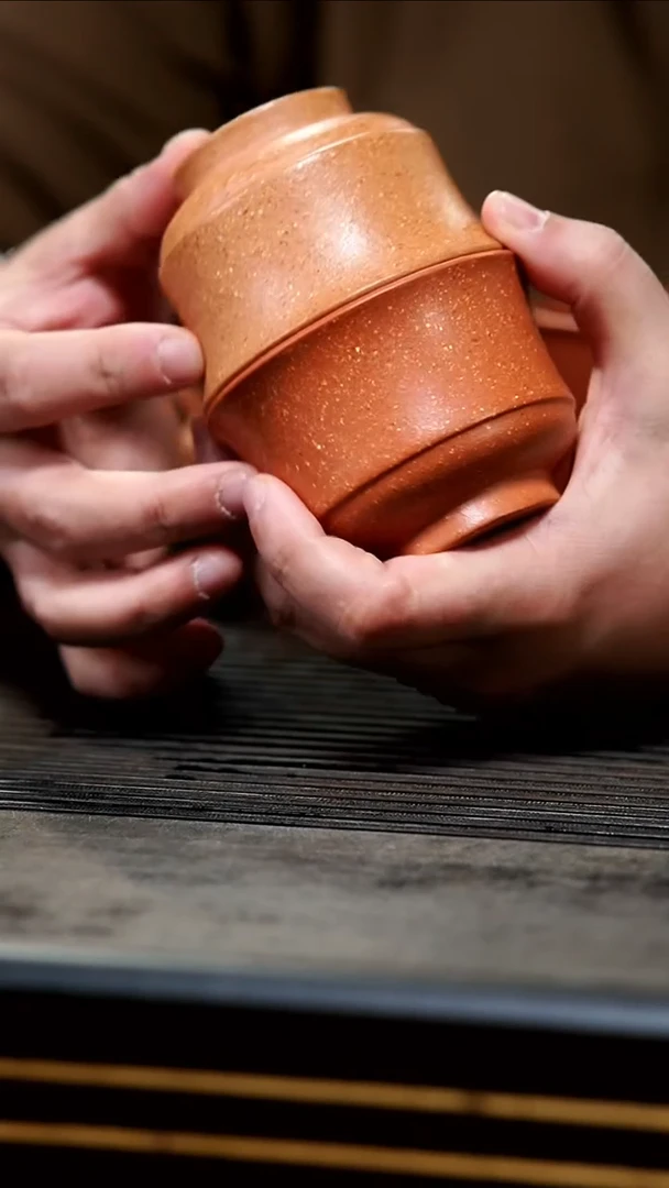 【闪购商品】紫砂茶壶双色如意压手杯140cc