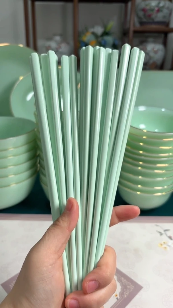 硬质细瓷 玉瓷筷子10双福利价格