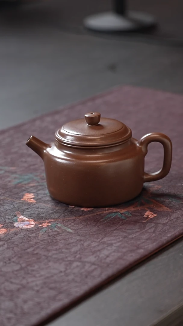 茶壶紫砂老紫泥德钟紫砂壶