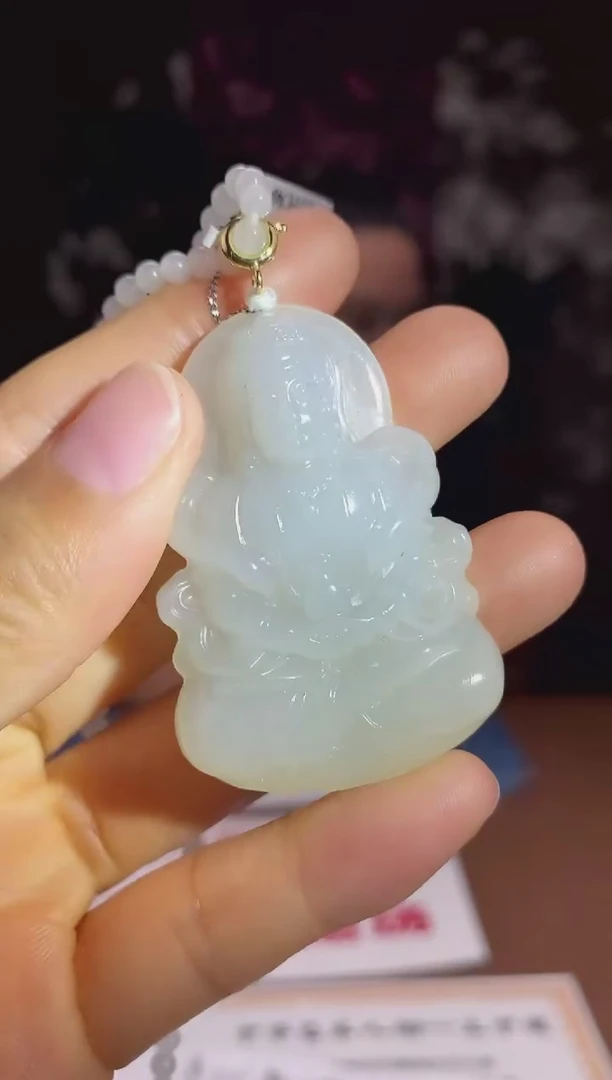 和田玉未镶嵌颈饰D280