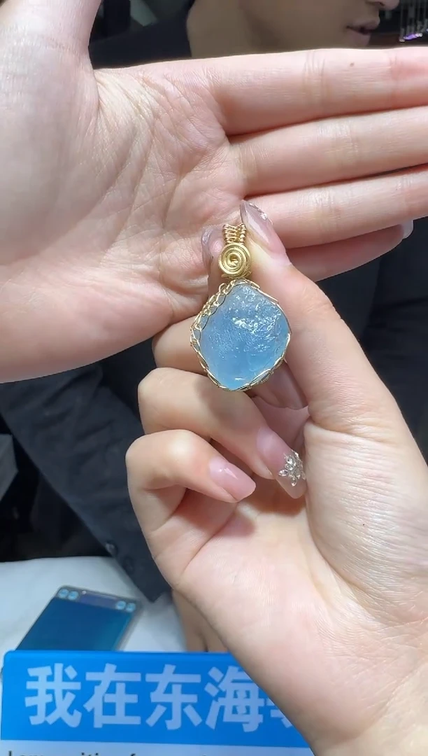 【闪购商品】海蓝宝石颈饰未镶嵌多样性发一件 558