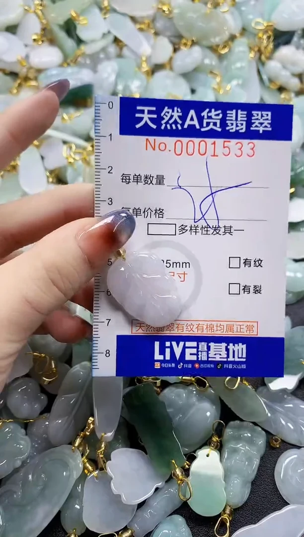 颈饰未镶嵌翡翠天然A货翡翠