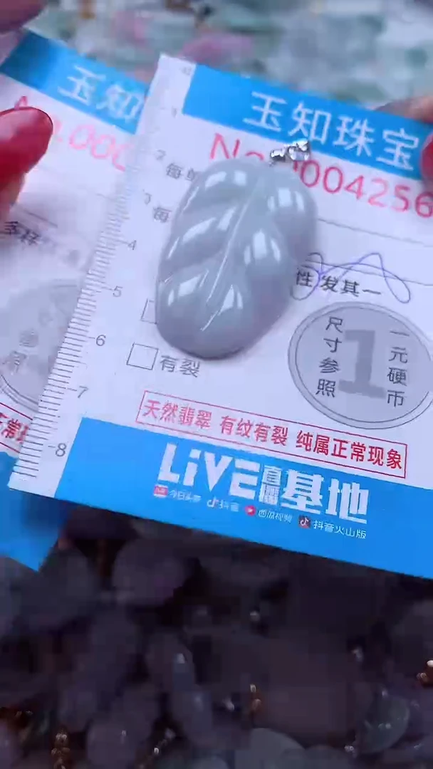 吊坠(不含链)未镶嵌翡翠4256